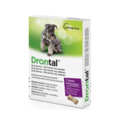 DRONTAL DOG FLAVOUR 150 MG + 144 MG + 50 MG PUDELKO - 2 TABL.