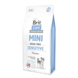 BRIT CARE MINI GRAIN-FREE bezzbożowa, hipoalergiczna formuła dla dorosłych, wrażliwych psów ras miniaturowych