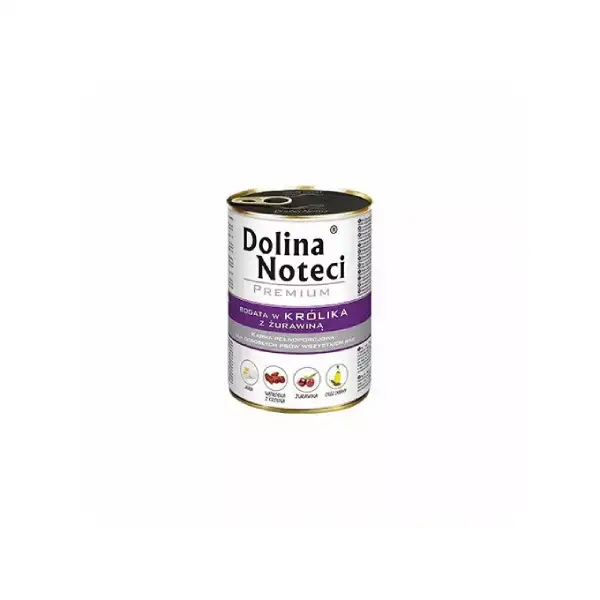 Dolina Noteci Premium bogata w królika z żurawiną 400g