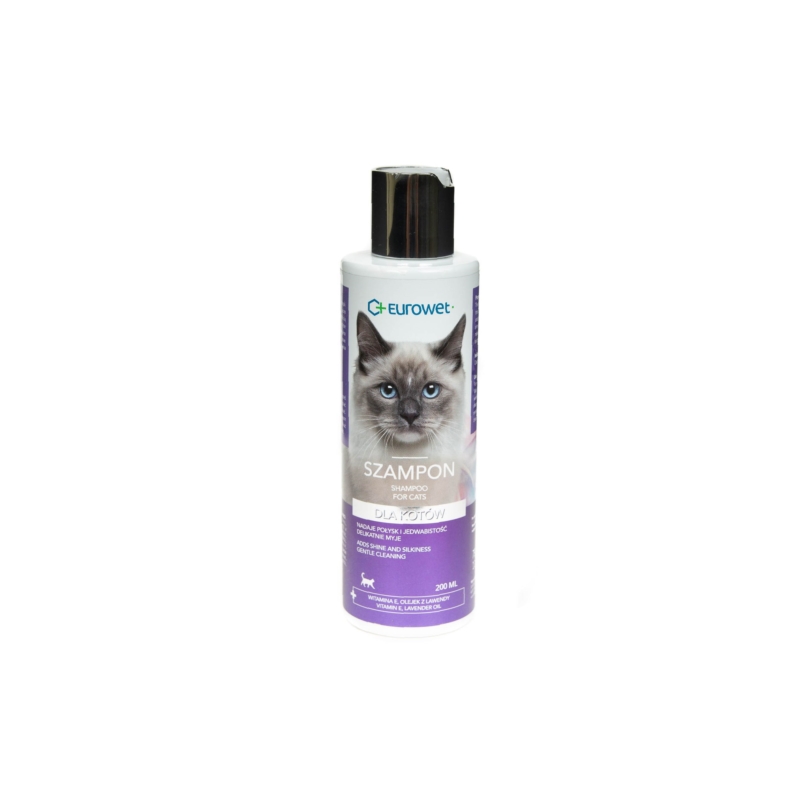 EUROWET Szampon Pielęgnacyjny dla kota 200 ml