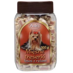 AM14 Mięsne treserki z łososiem 300g(słoik)