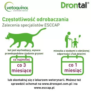 DRONTAL KOT 2 tabletki 230 mg/20 mg