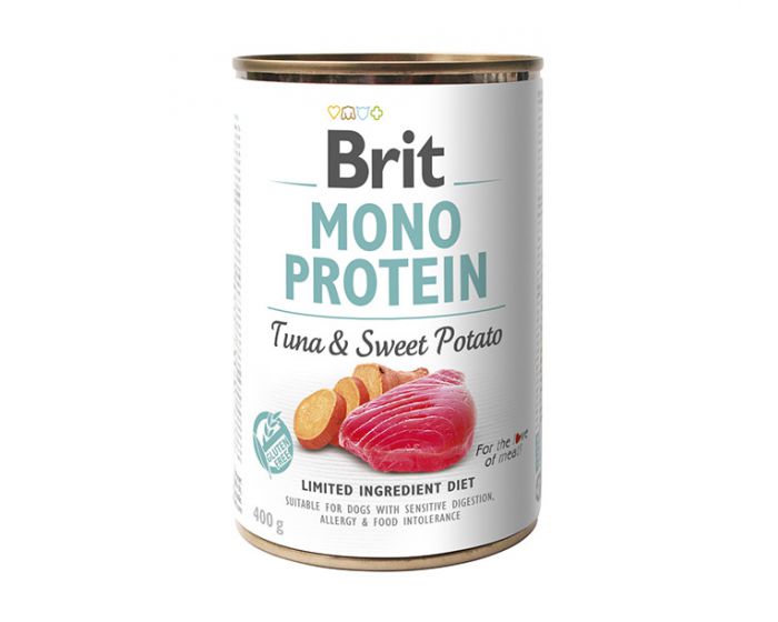 BRIT MONO PROTEIN TUNA & SWEET POTATO 400G