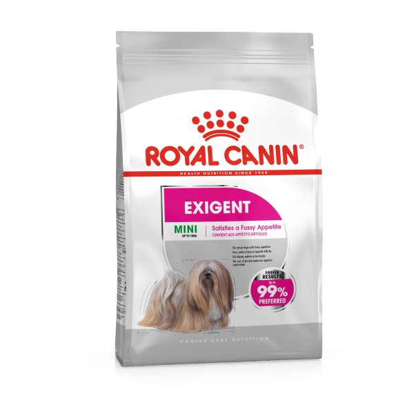 Sucha karma dla wybrednych psów Royal Canin Mini Exigent 1 kg