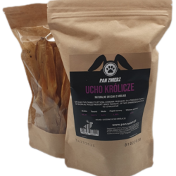 Uszy królika bez futra 160 gram