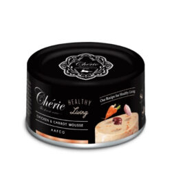 CHERIE Mus z kurczaka  i marchewki - mokra karma dla kota - 80g
