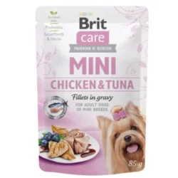 Brit Care Mini Chicken & Tuna fillets in gravy