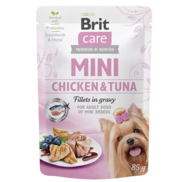 Brit Care Mini Chicken & Tuna fillets in gravy