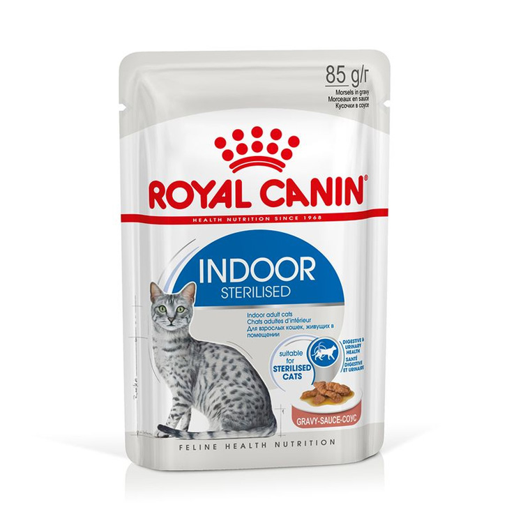 Royal Canin Indoor Sterilized kawałki w sosie 85g