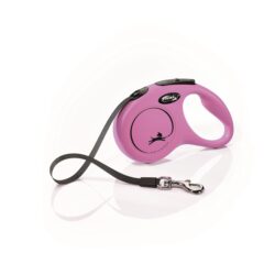 FLEXI SMYCZ New Classic TAŚMA 5 m ,ROZM.S ,RÓŻOWA, 15kg