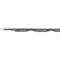 Smycz regulowana Premium, L–XL: 2.00 m/25 mm, grafit