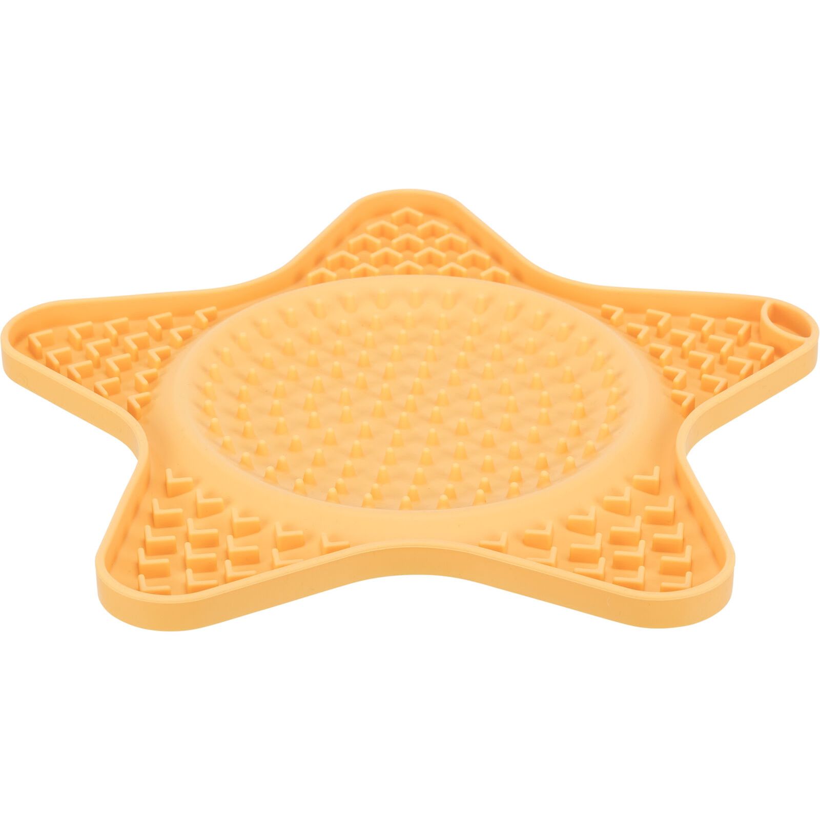 Taca na przysmaki Lick'n'Snack, dla psa, żólta, silikon, 23,5 cm - obrazek 2