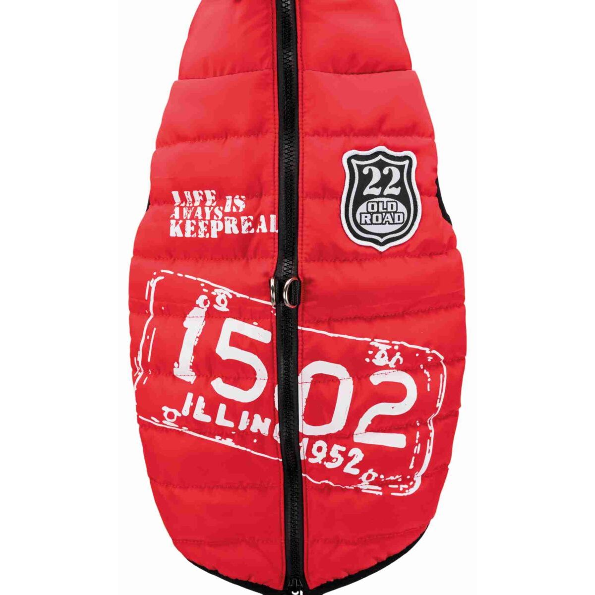 Płaszczyk Saint-Malo z szelkami, XS: 30 cm, red - obrazek 2