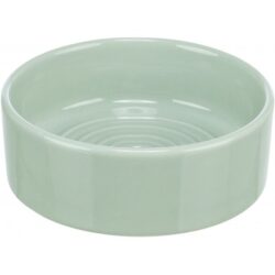 Viviana, miska, dla psa/kota, ceramiczna, szałwiowa, 0.3 l/ 12 cm