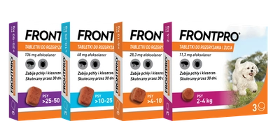 FRONTPRO DOG XL 25-50 KG TABLETKA 136 MG - 1 tabletka - obrazek 2