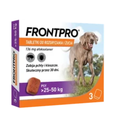 Frontpro tabletki na pchły i kleszcze XL 136mg 25-50kg