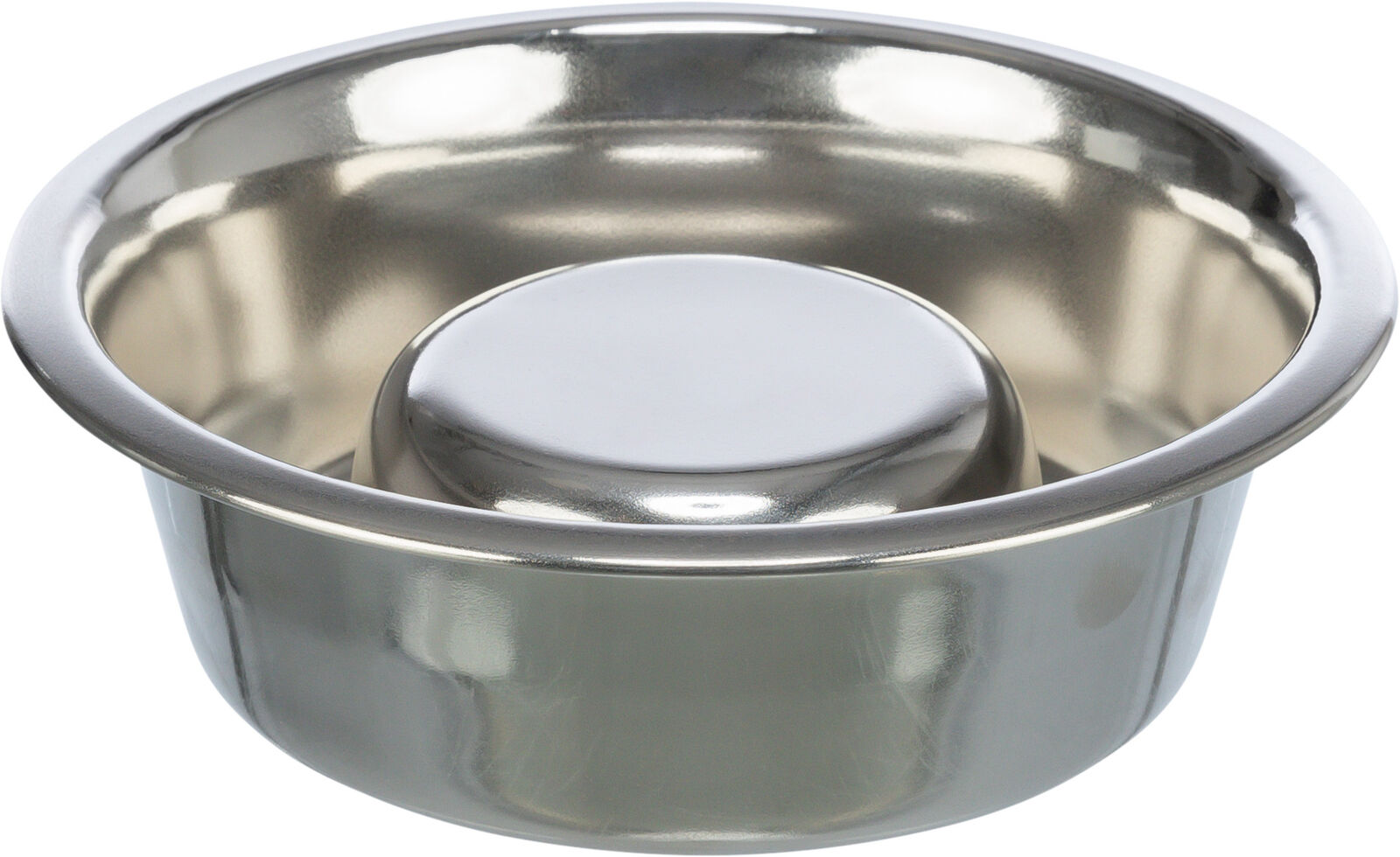 Slow Feeding, miska, dla psa, stal nierdzewna, 0,6 l/ d17 cm - obrazek 2