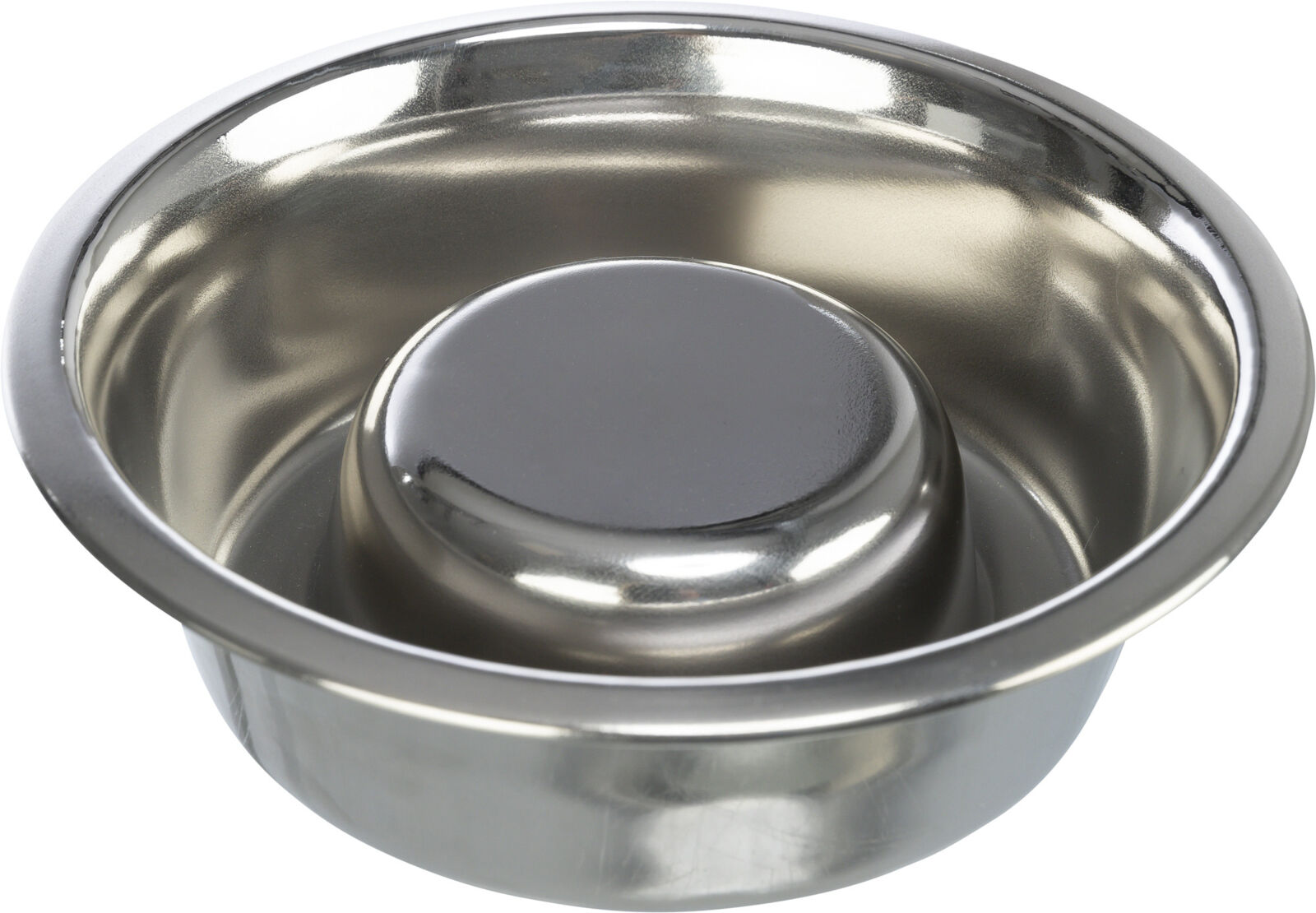 Slow Feeding, miska, dla psa, stal nierdzewna, 0,6 l/ d17 cm - obrazek 3