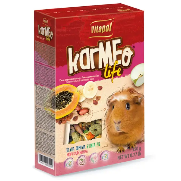 KARMEO LIFE OWOCOWY POKARM DLA ŚWINKI MORSKIEJ 350g