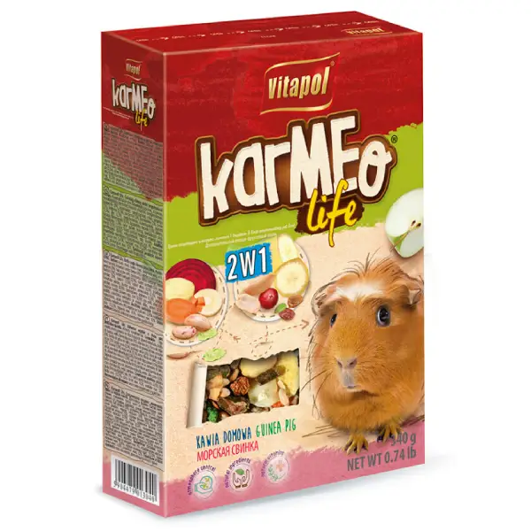 KARMEO LIFE POKARM DLA ŚWINKI 2W1 OWOC-WARZYWA 340g