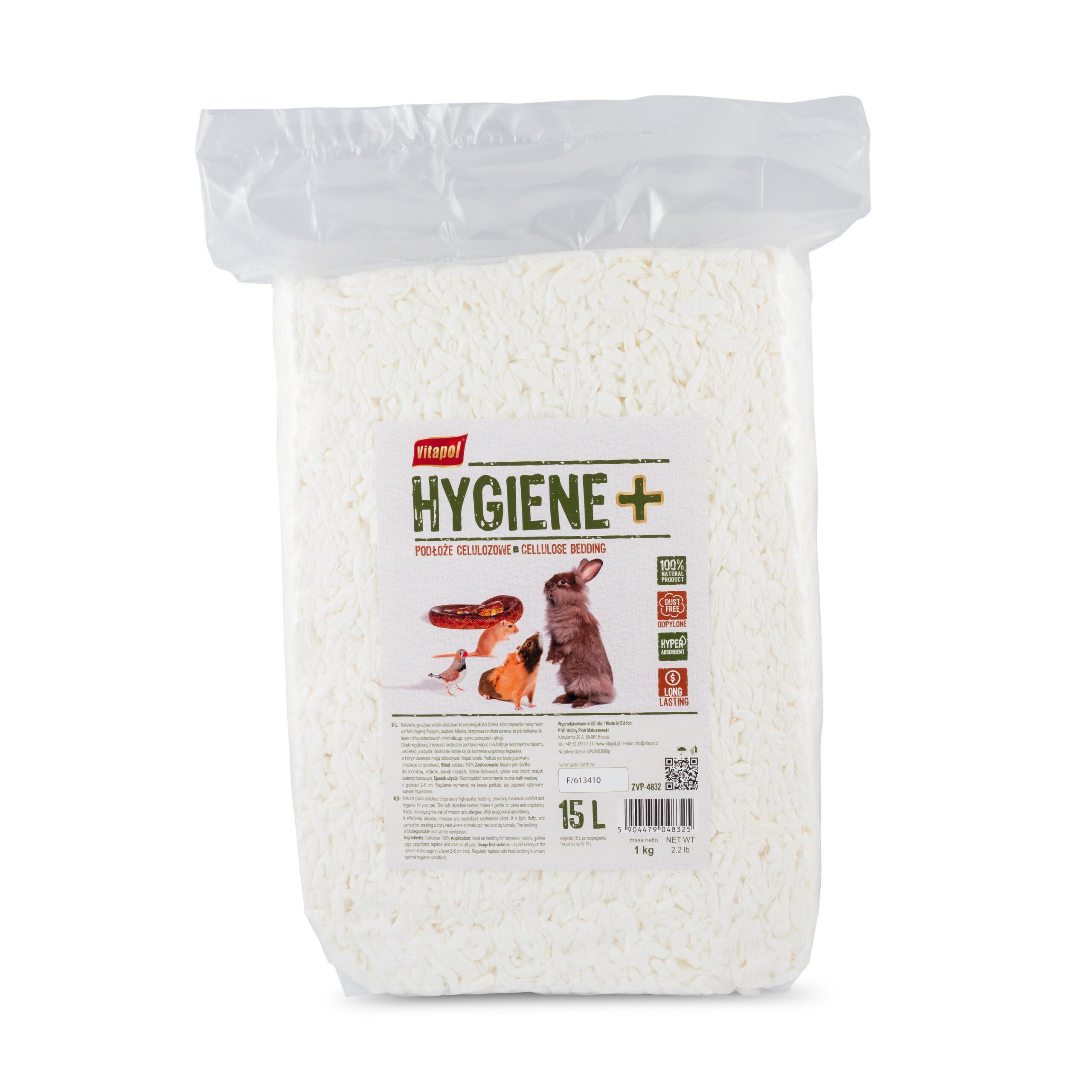 Podłoże celulozowe -wiórki 15L