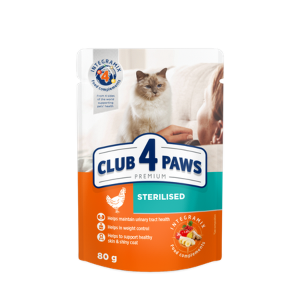 CLUB 4 PAWS Premium „Sterilised”