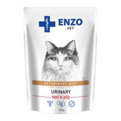 ENZO VET Urinary mokra karma dla kotów - wołowina w galarecie 100 g