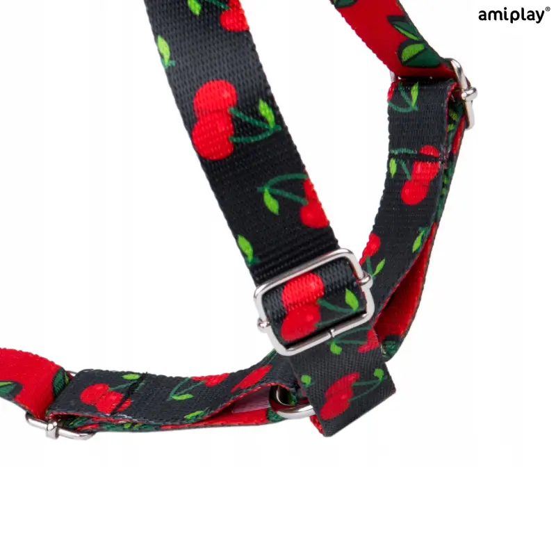 Szelki regulowane Amiplay Guard BeHappy M Cherry - obrazek 3