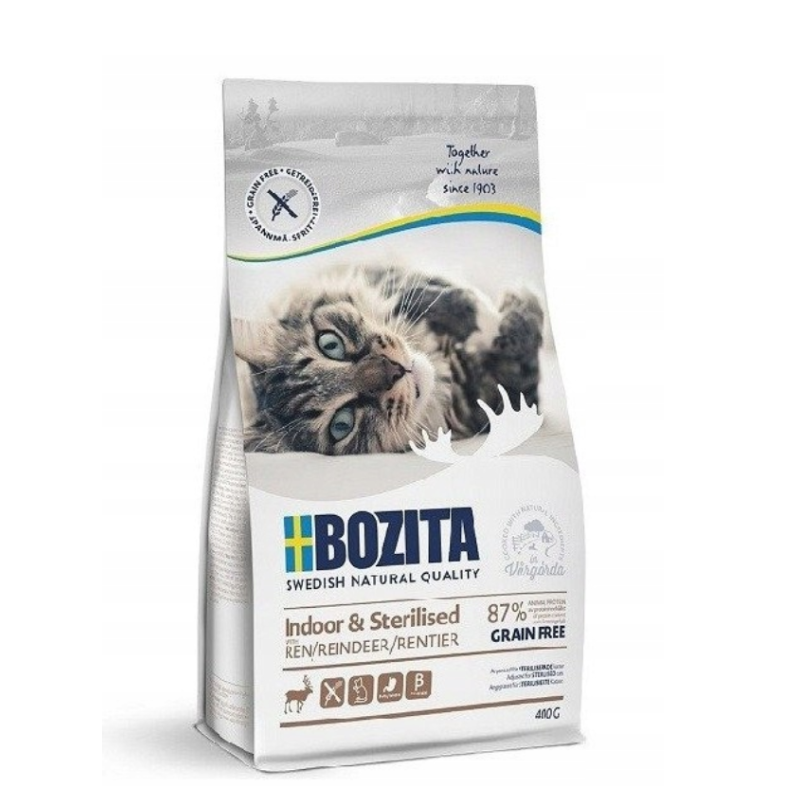 Bozita sucha karma dla kota Indoor Sterilised 400g