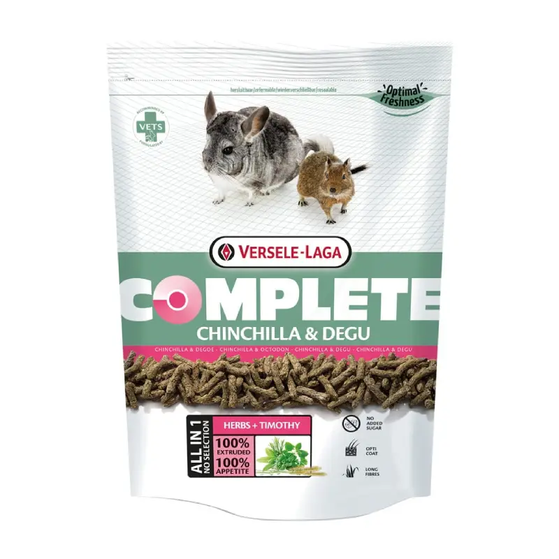 VERSELE LAGA Complete Chinchilla & Degu 500g - ekstrudat dla szynszyli i koszatniczek
