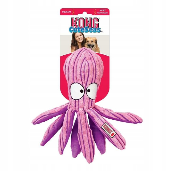 KONG CUTESEAS OCTOPUS zabawka ośmiornica rozm. S