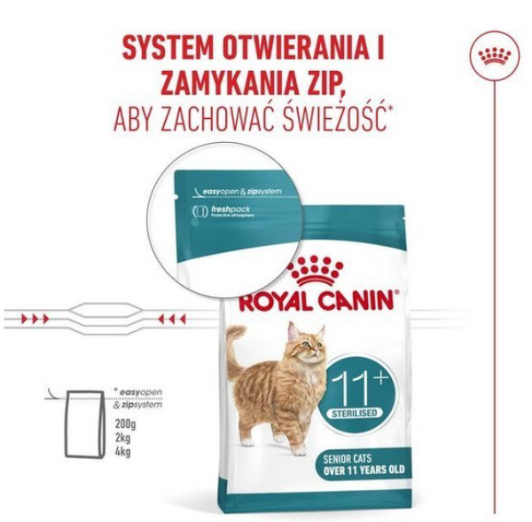 Royal Canin Ageing +11 Sterilised karma sucha dla kotów dojrzałych, sterylizowanych