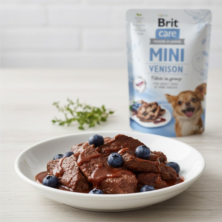 Brit Care MINI Venison Dziczyzna w sosie 85g - obrazek 2
