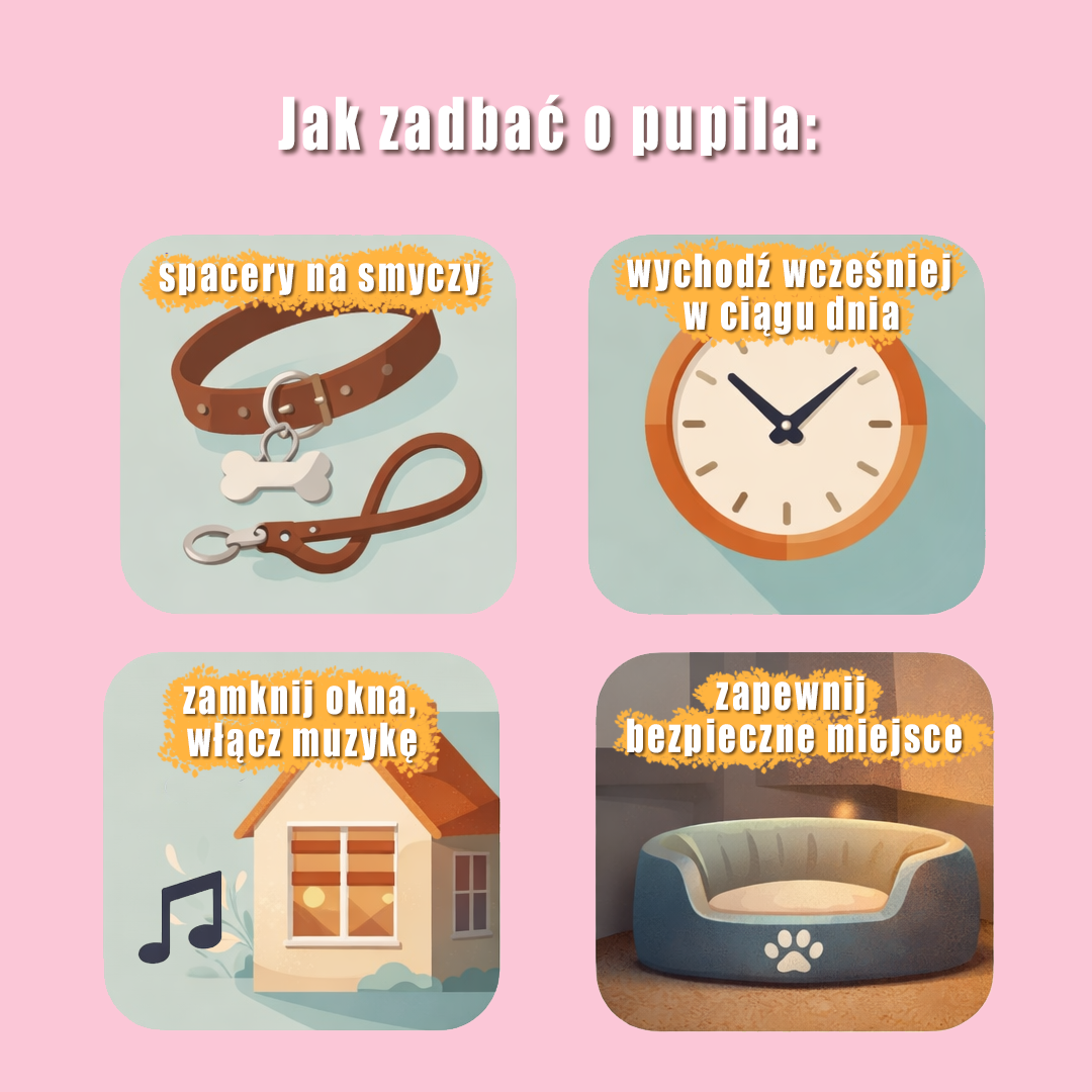 Spacery pod czas fajerwerków