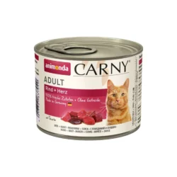CARNY WOŁOWINA Z SERCAMI 200G KOT