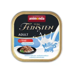 AN FEIN. ADULT WOŁOWINA,MLECZNY SOS 100G KOT