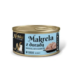 NEKKO SUPREME KITTEN Makrela z doradą w sosie puszka 80g