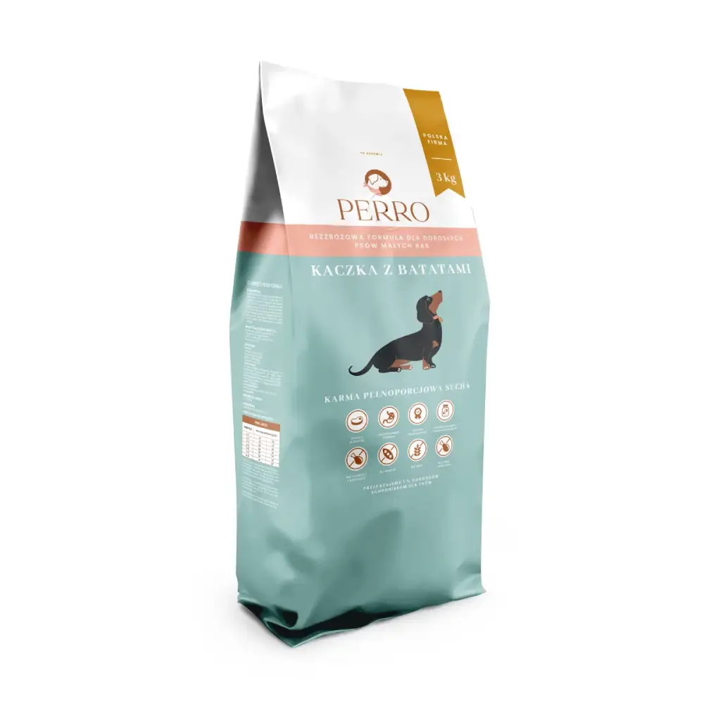 Karma sucha dla psa Perro Kaczka 3kg