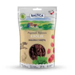 Przysmaki treningowe Królik z maliną i miętą 100g