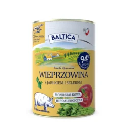 Karma mokra wieprzowina z jabłkiem dla psa 400g - Baltica Smaki Regionów