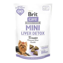BRIT CARE MINI TREATS LIVER DETOX mini przysmaki dla psa 50g