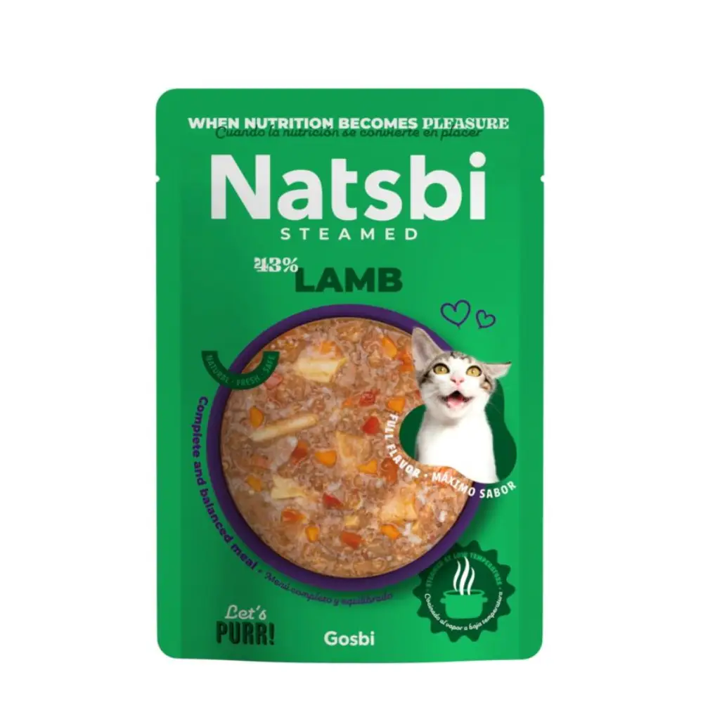 Karma mokra Natsbi Lamb dla kota