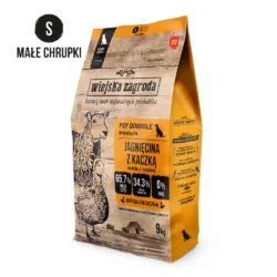 Karma sucha dla psa Wiejska Zagroda jagnięcina z kaczką S 9kg