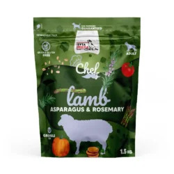 Sucha karma dla psa Jagnięcina, szparagi i rozmaryn 1.5kg