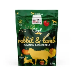 Sucha karma dla psa Królik i jagnięcina, dynia i ananas 1.5kg