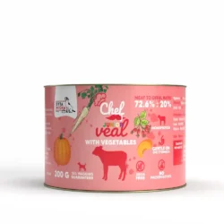 Karma mokra dla psa Cielęcina z warzywami JUNIOR 200g