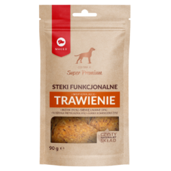 STEKI FUNKCJONALNE INDYK WSPARCIE TRAWIENIA Przysmak Dla Psa 90G - MACED