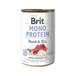 BRIT Mono Protein Lamb & Rice - mokra karma dla psa - 400g