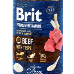 Brit Premium by Nature, wołowina z flakami, 400 g
